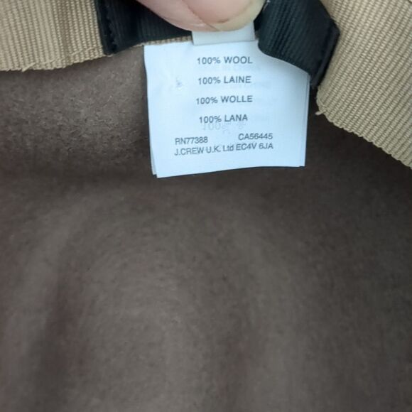 J. Crew Unisex Coco Brown Wool Fedora Hat M - Lg NWOT - Picture 7 of 10